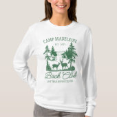 Kamp Bachelorette Mountain Deer Last Trail Camping T-shirt (Voorkant)