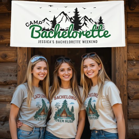 Kamp Bachelorette Party Bomen & Bergen Spandoek