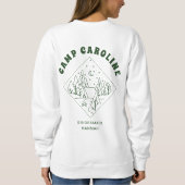 Kamp Bachelorette Party Bruidsmeisje Custom Trui (Achterkant)