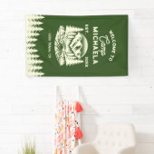 Kamp Bachelorette Retro Welkom Spandoek (Insitu)