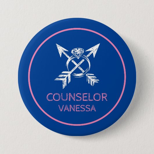 Kamp Bachelorette Ronde Button 7,6 Cm (Voorkant)