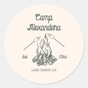 Kamp Bachelorette Ronde Sticker