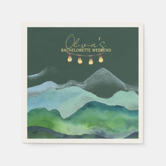 Kamp Bachelorette-weekend Servet (Voorkant)