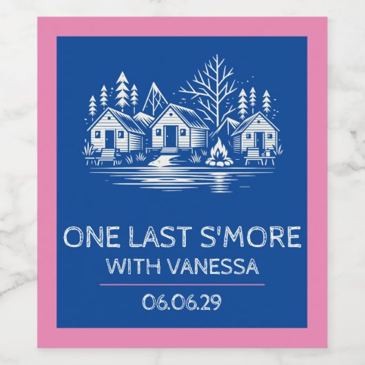 Kamp Bachelorette Wijn Etiket (Enkel label)