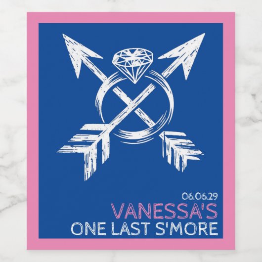 Kamp Bachelorette Wijn Etiket (Enkel label)