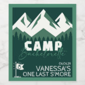 Kamp Bachelorette Wijn Etiket (Enkel label)
