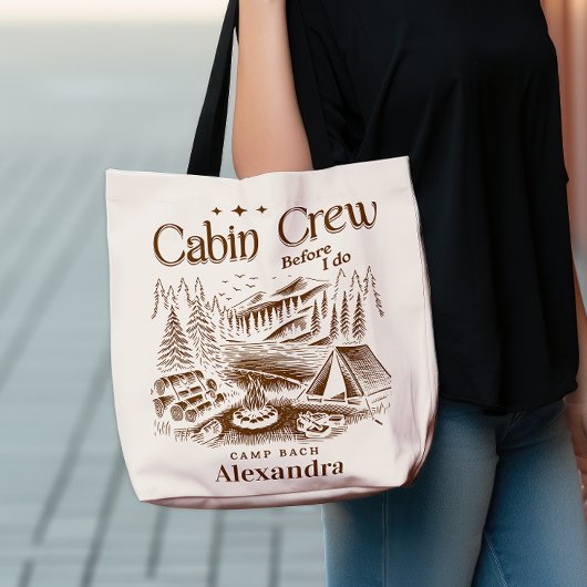Kamp Cabin Crew Voor Bachelorette Tote Bag