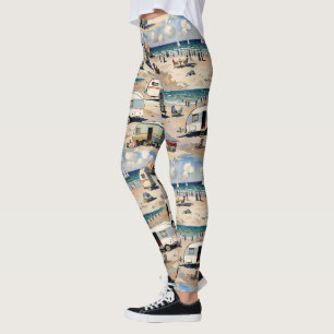 Kamp Caravan Zomervakantie Leggings