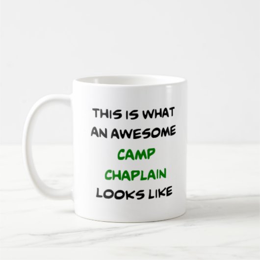 kamp chaplain , geweldige koffiemok (Links)