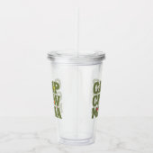 Kamp Crew Mama Kids Verjaardag Acryl Drinkbeker (Rechts)