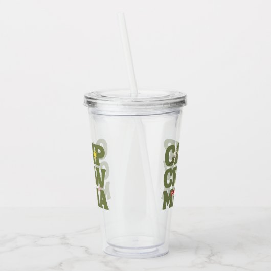 Kamp Crew Mama Kids Verjaardag Acryl Drinkbeker (Links)