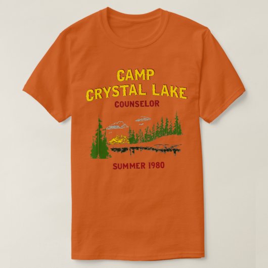 Kamp Crystal Lake Counselor Summer 1980 Mannen Wom T-shirt (Design voorkant)