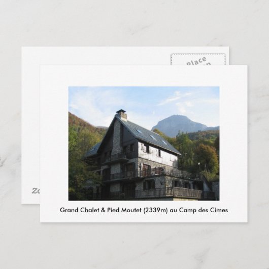 Kamp des Cimes Briefkaart (Voorkant / Achterkant)