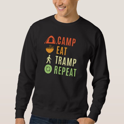 Kamp Eat Tramp Herhalen Trui (Voorkant)
