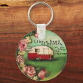  kamp en Rozen Sleutelhanger (Voorkant)