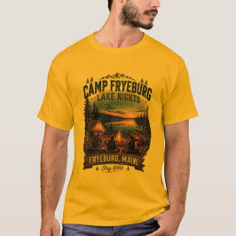 Kamp Fryeburg Meer Nachten Tiener T-Shirt