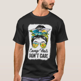 Kamp Haar Maakt Niet Uit Dames Kampeerder Kamperen T-shirt