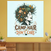 Kamp Haar Niet Scheren Canvas Afdruk (Insitu (Woonkamer))