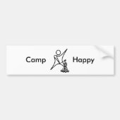 Kamp Happy 01, Bumpersticker (Voorkant)