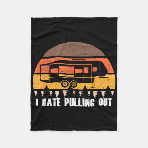 Kamp ik haat uit elkaar halen Retro wandelen Grapp Fleece Deken