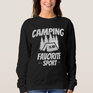 Kamp Is Mijn Favoriete Sport Kampvuur Kampeerder Trui