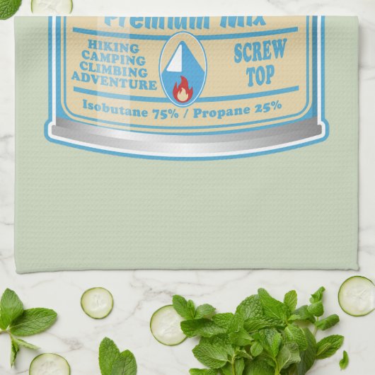 Kamp kachel brandstof canistier propaan isobutaan theedoek (Gevouwen)