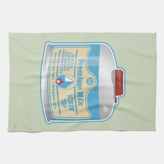 Kamp kachel brandstof canistier propaan isobutaan theedoek (Horizontaal)