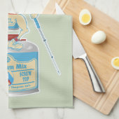 Kamp kachel gasflessen grappig wandelen theedoek (Quarter Fold)