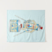 Kamp kachel gasflessen grappig wandelen wandkleed (Voorkant (horizontaal))