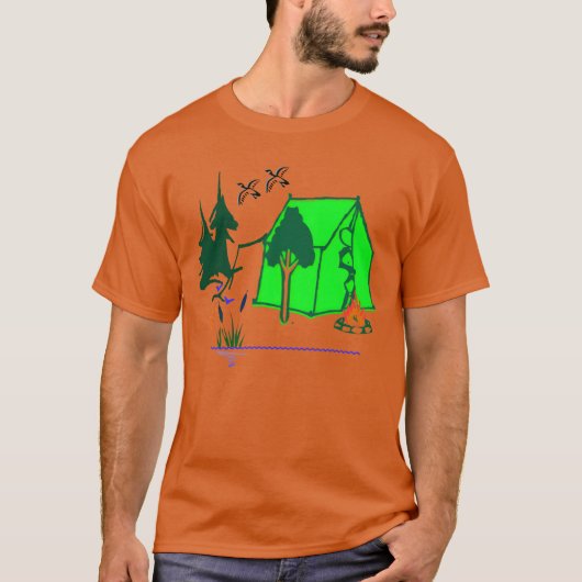 kamp kamp leuk t-shirt (Voorkant)