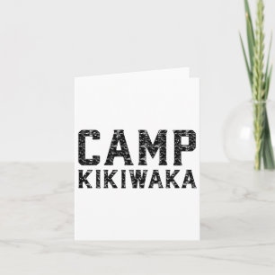 Kamp Kikiwaka Zomer Kamp Reünie Kampeer Trip Kaart