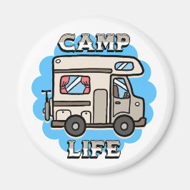 Kamp Leven | Retro Camper Magneet