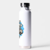 Kamp Leven | Retro Camper Persoonlijk Waterfles (Links)