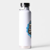 Kamp Leven | Retro Camper Persoonlijk Waterfles (Rechts)