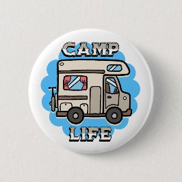Kamp Leven | Retrocamper Ronde Button 5,7 Cm