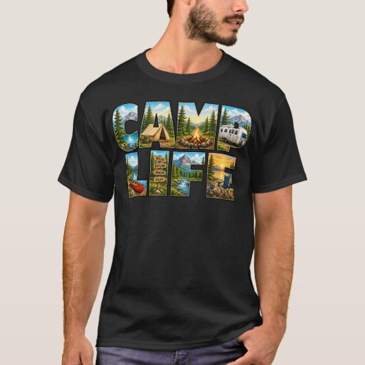 Kamp Leven T-shirt (Voorkant)