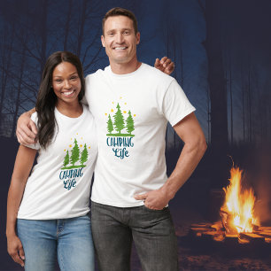 Kamp Leven Typografie T-shirt