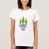 Kamp Leven Typografie T-shirt (Voorkant)