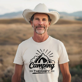 Kamp maken is mijn therapie t-shirt