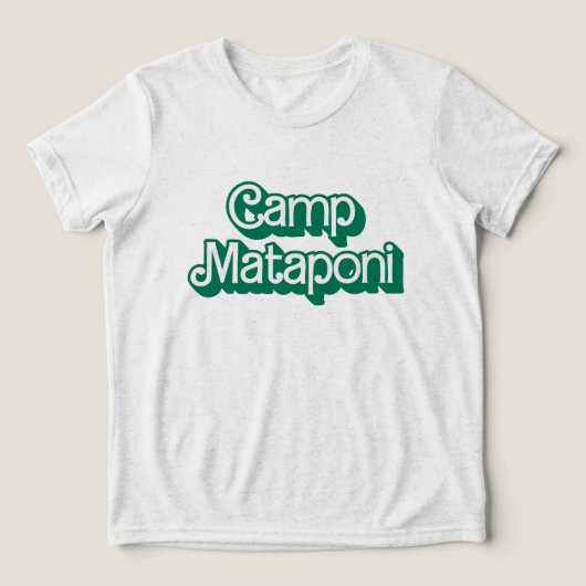 Kamp Mataponi Barbie Tri-Blend Shirt (Design voorkant)