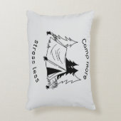 Kamp meer stress minder accent kussen (Voorkant(Verticaal))