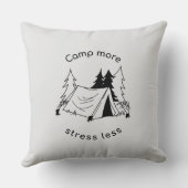 Kamp meer stress minder kussen (Achterkant)