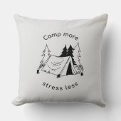 Kamp meer stress minder kussen (Voorkant)