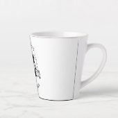 Kamp meer stress minder latte mok (Rechts)