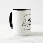 Kamp meer stress minder mok (Voorkant links)