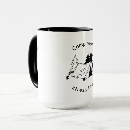 Kamp meer stress minder mok (Voorkant links)