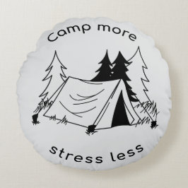 Kamp meer stress minder rond kussen