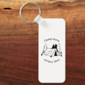 Kamp meer stress minder sleutelhanger (Voorkant)