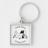 Kamp meer stress minder sleutelhanger (Voorkant)