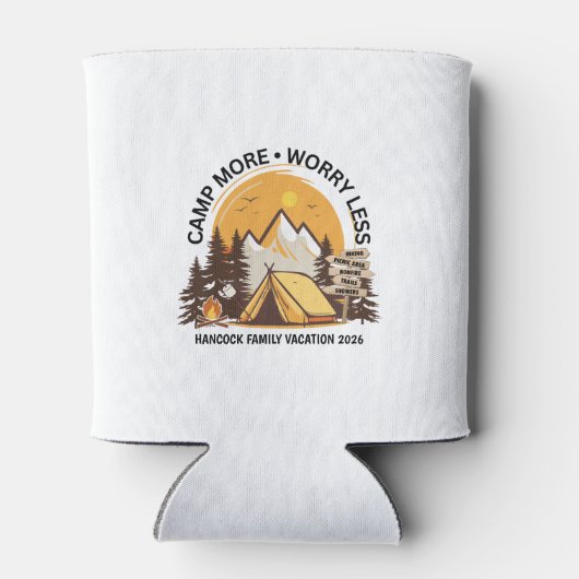 Kamp Meer Zorgen Minder Kamp Blikjeskoeler (Achterkant)